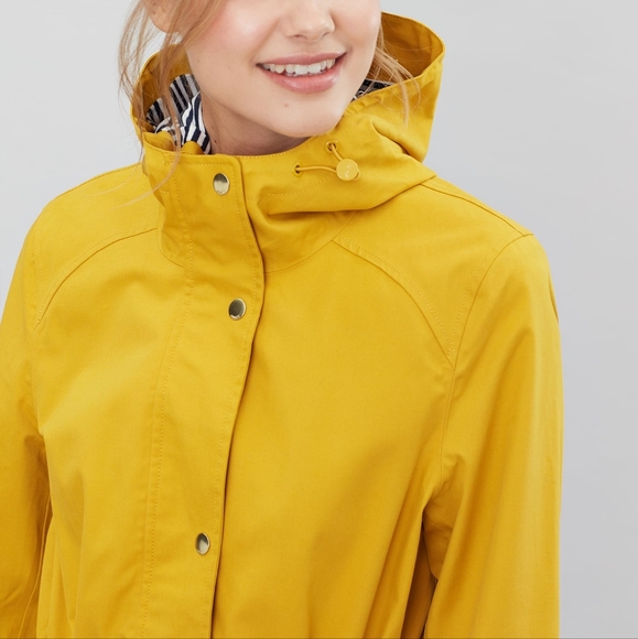 Joules Jackets & Coats Nwt Joules Yellow Antique Gold Shoreside